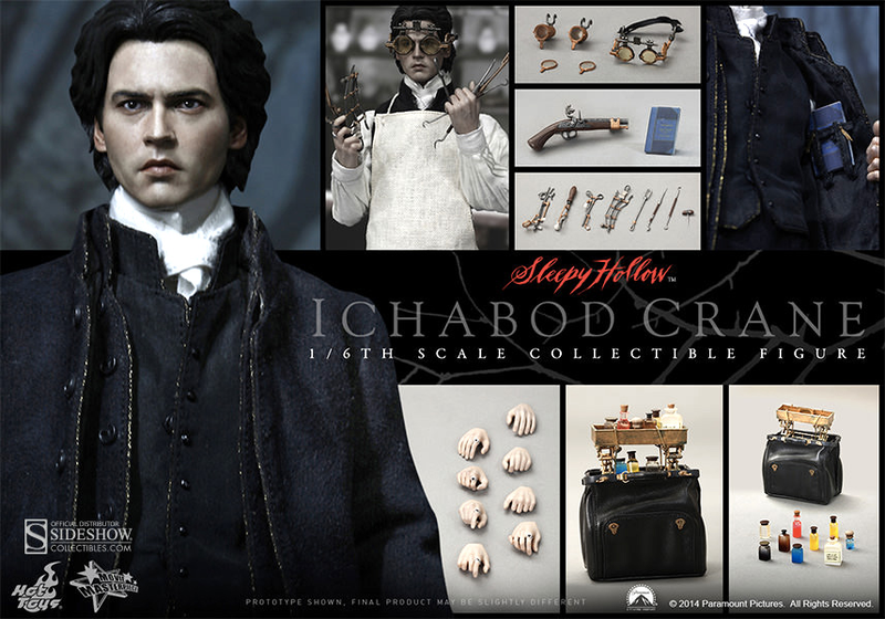 Illustration for article titled Hot Toys' Ichabod Crane Perfectly Captures Depp's Perpetual Confusion